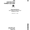John Deere 220 Center Fold Power Flex Disk Operator's Manual (OMA32797)
