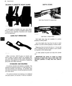 Alternative view of John Deere 220 Center Fold Power Flex Disk Operator's Manual (OMA32797)