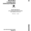 John Deere 990 Double Flexible Bar Subsoiler Bedder Operator's Manual (OMA33634)