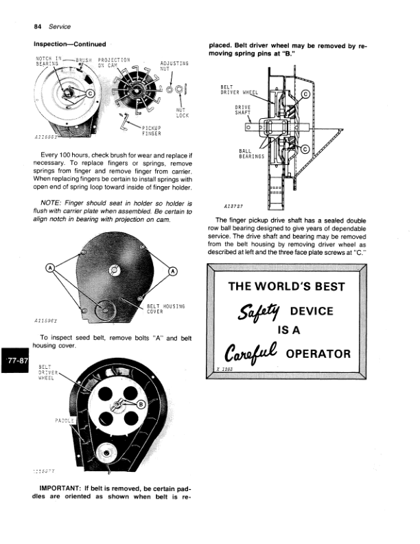 John Deere 7100 Mounted MaxEmerge Planters North America (1975-1987) Operator's Manual (OMA33814) - Image 3
