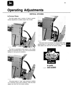 Alternative view of John Deere 2500 Moldboard Plow Operator's Manual (OMA33909)