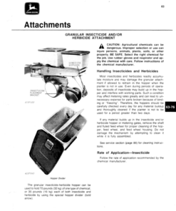 Alternative view of John Deere 7100 Folding MaxEmerge Integral Planter Operator's Manual (OMA34000)