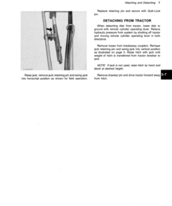 Alternative view of John Deere 111 Rigid Disk Operator's Manual (OMA34197)