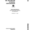 John Deere 984, 986, 988 Intergral Disk Bedder Operator's Manual (OMA38569)