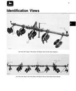 Alternative view of John Deere 984, 986, 988 Intergral Disk Bedder Operator's Manual (OMA38569)