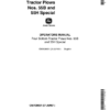 John Deere Four-Bottom Tractor Plows Nos. 55B, 55H Special Operator's Manual (OMA38651)