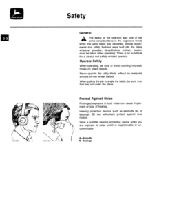 Alternative view of John Deere 423 Front Mounted Utility Blade Operator's Manual (OMA39583)