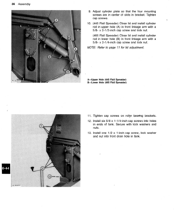 Alternative view of John Deere 445, 465 Flail Spreaders Operator's Manual (OMA40029)