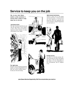 Alternative view of John Deere 260 Rotary Snow Blower Operator's Manual (OMA41196)