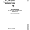 John Deere 55A, 55B, 55H Moldboard Plows Operator's Manual (OMA41258)