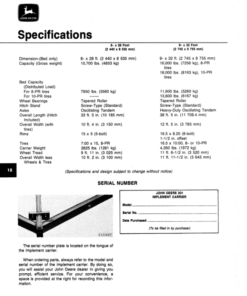 Alternative view of John Deere 201 Implement Carrier Operator's Manual (OMA41296)