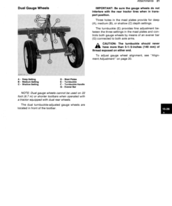 Alternative view of John Deere 50 Toolbar, Attachments Operator's Manual (OMA41456)