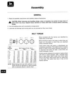 Alternative view of John Deere 610, 810 Finishing Harrow Operator's Manual (OMA41513)