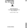 John Deere Nos. 450, 460 Series Lister or Middlebreaker - Integral Operator's Manual (OMA42355)