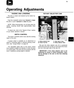 Alternative view of John Deere 4200 Integral Two-Way Moldboard Plows Operator's Manual (OMA43145)