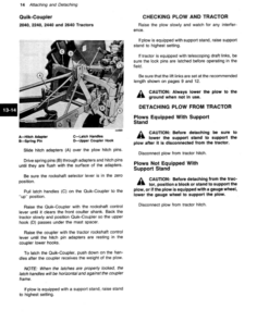 Alternative view of John Deere 35, 45 Integral Moldboard Plow Operator's Manual (OMA43507)