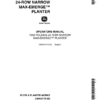 John Deere 7000 Drawn (Folding) Planters 24RN Operator's Manual (OMA43719)