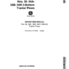 John Deere Nos. 55-, 56A-, 56B-, 56H Three Bottom Tractor Plows Operator's Manual (OMA4446)