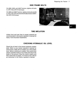 Alternative view of John Deere 534, 544 Agricultural Bulldozer Operator's Manual (OMA44885)