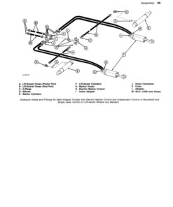 Alternative view of John Deere 70 Folding Toolbar Operator's Manual (OMA45278)