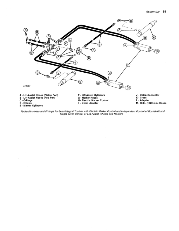 John Deere 70 Folding Toolbar Operator's Manual (OMA45278) - Image 2