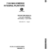 John Deere 7100 MaxEmerge Integral Planters Operator's Manual (OMA45651)