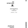 John Deere 455 Offset Harrow Disk Operator's Manual (OMA46594)