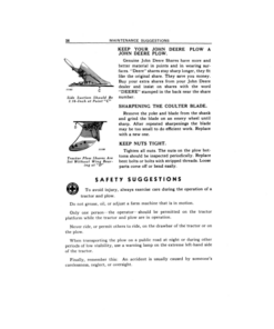 Alternative view of John Deere 422A Moldboard Plow Operator's Manual (OMA47656)