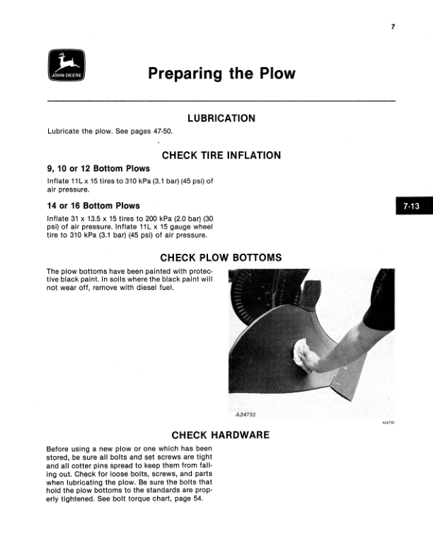John Deere 3700 Flex Drawn Moldboard Plow Operator's Manual (OMA49086) - Image 2