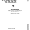 John Deere Integral 2- & 3-Furrow Tractor Disk Plows, 800 Series Operator's Manual (OMA49756)