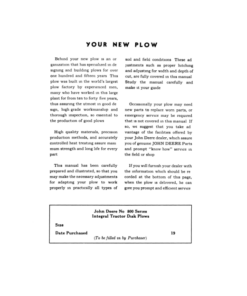 Alternative view of John Deere Integral 2- & 3-Furrow Tractor Disk Plows, 800 Series Operator's Manual (OMA49756)
