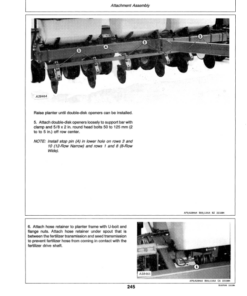 Alternative view of John Deere 7000 Drawn (Flex-Fold) Planters 8RW, 12RN Operator's Manual (OMA49798)