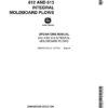 John Deere 812, 813 Integral Moldboard Plows Operator's Manual (OMA501054)
