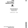 John Deere 2700 Semi-Integral Moldboard Plow Operator's Manual (OMA50410)