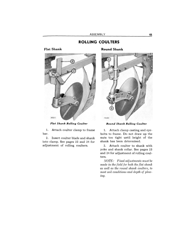 John Deere 66 Drawn Moldboard Plow Operator's Manual (OMA51159) - Image 2