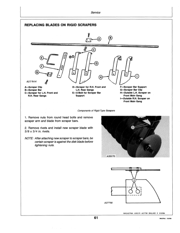 John Deere 235 Standard, Regular, DuraCushion Disks Operator's Manual (OMA51278) - Image 3