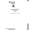John Deere 1850 No-Till Air Drill Operator's Manual (OMA54933)