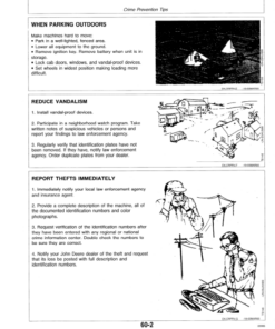Alternative view of John Deere 1850 No-Till Air Drill Operator's Manual (OMA54933)