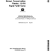 John Deere 7200 Front-Fold MaxEmerge 2 Drawn Conservation Planter, 12-RN Rigid-Fold Frame Operator's Manual (OMA54946)