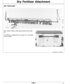 Alternative view of John Deere 7200 Drawn (Flex Fold) Planters 12RW & 16RN (Includes OM Supplement A76259) Operator's Manual (OMA54950)