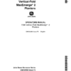 John Deere 7300 MaxEmerge 2 Vertical-Fold Integral Planters Operator's Manual (OMA54960)
