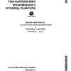 John Deere 7340 Integral Planters 6N, 6W, 8N & 8W Operator's Manual (OMA54962)