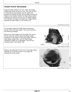 Alternative view of John Deere 1770 Drawn Planters (670101-685100) Operator's Manual (OMA56580)