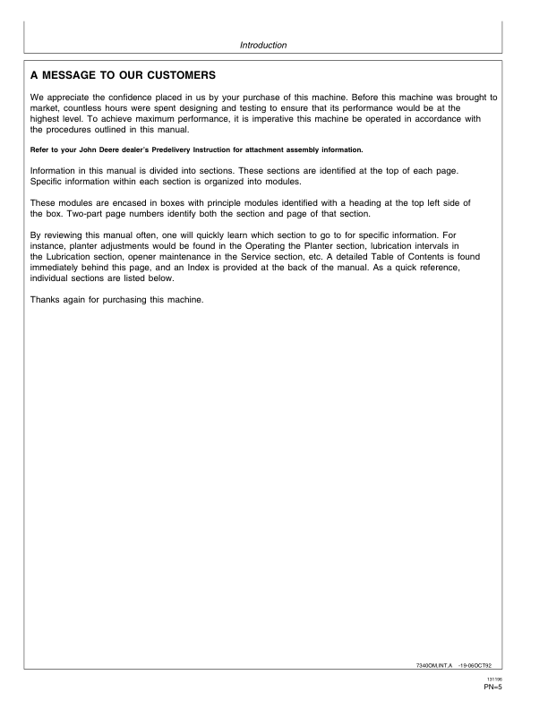 John Deere 1710 Integral Planter Operator's Manual (OMA56588) - Image 2