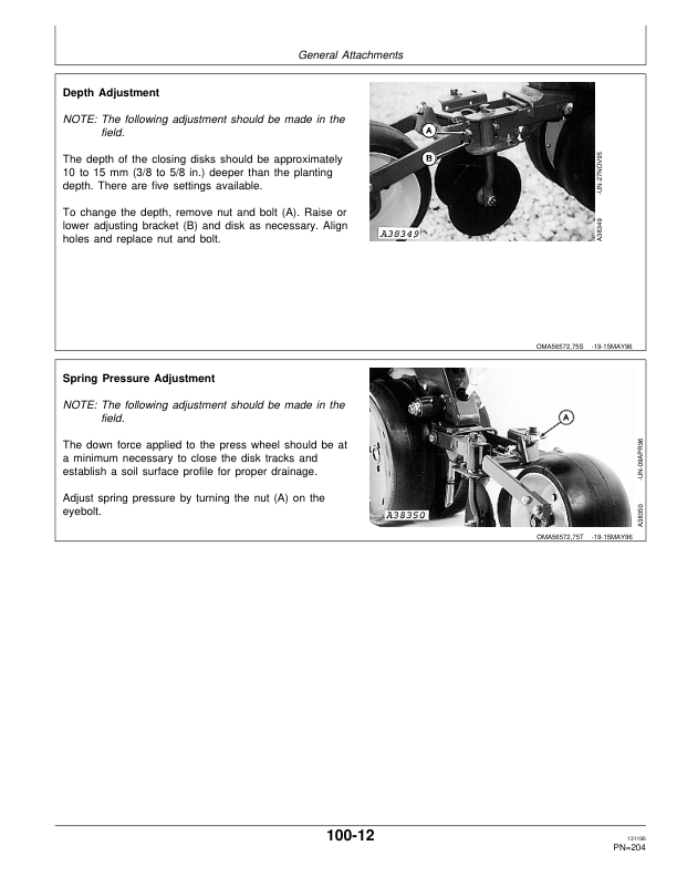 John Deere 1730 Integral Planter (670101-670999) Operator's Manual (OMA56590) - Image 2