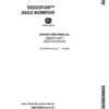 John Deere SeedStar Seed Monitor Operator's Manual (OMA59082)