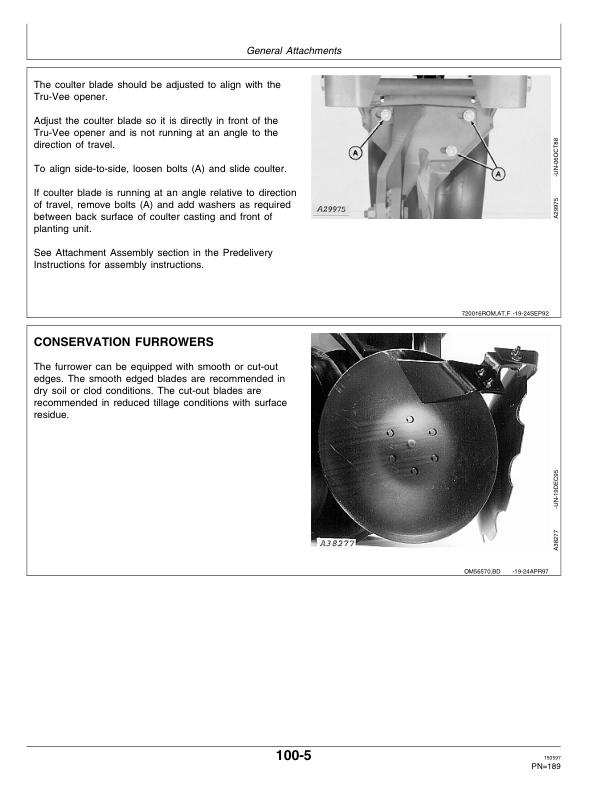 John Deere 1770 Drawn Planters (675101-675999) Operator's Manual (OMA60117) - Image 2