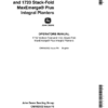 John Deere 1710 & 1720 Integral Planters Operator's Manual (OMA62502)