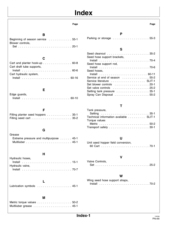 John Deere 60 Seed Cart Operator's Manual (OMA63232) - Image 2