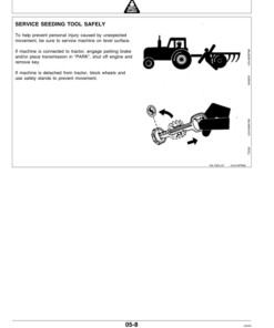Alternative view of John Deere 735 Air Seeding Tools Operator's Manual (OMA65268)